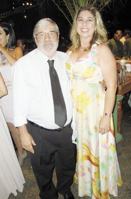 Recuerdos: Baile do Médico (outubro/2010): nas presenças de Aparecido Rigo - Nilce Irene